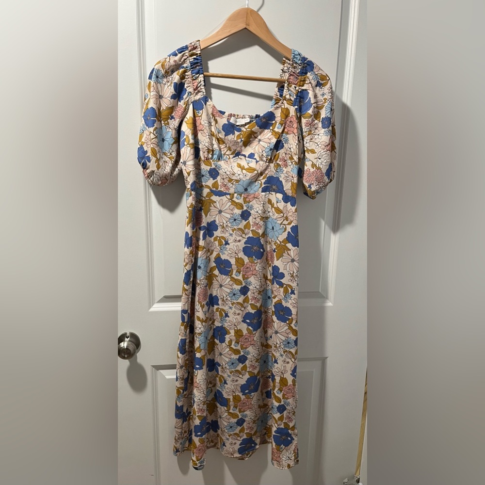 Floral midi dress